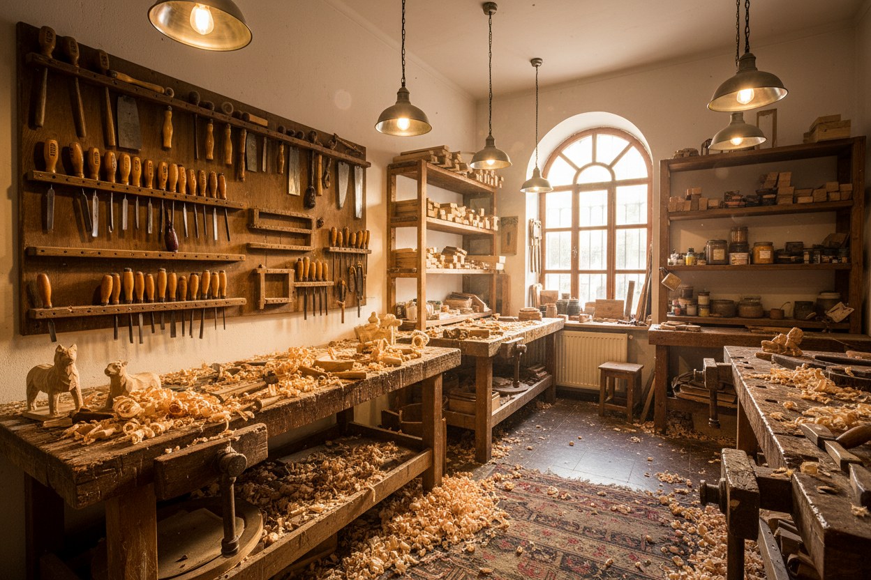 Keski Atelier ahşap oymacılık atölyesi